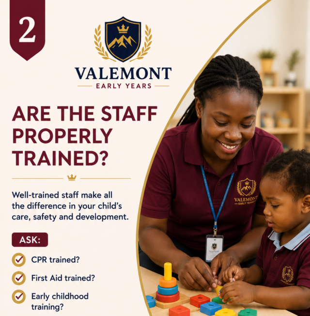 Trained staffs