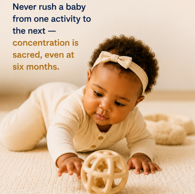 don't rush babies